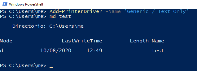 Generic driver and directory creation
